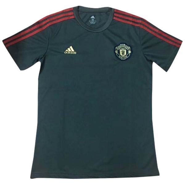 Camiseta Entrenamiento Manchester United 2019-20 Gris Marino